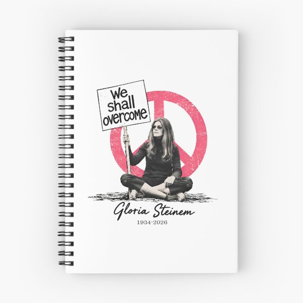 Item preview, Gloria Steinem - Gloria Steinem Memorial - Feminist Quote - Feminist Icon - We Shall Overcome Feminist designed and sold by FrancesRobb.