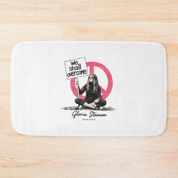 Item preview, Gloria Steinem - Gloria Steinem Memorial - Feminist Quote - Feminist Icon - We Shall Overcome Feminist designed and sold by FrancesRobb.