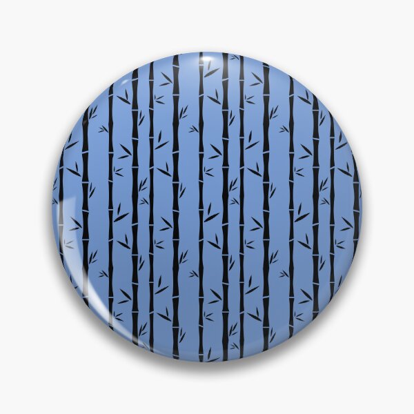 Artikelvorschau, Blue Bamboo – Modernes Bambus Muster in Schwarz und Blau entworfen und verkauft von peterhlorenz.