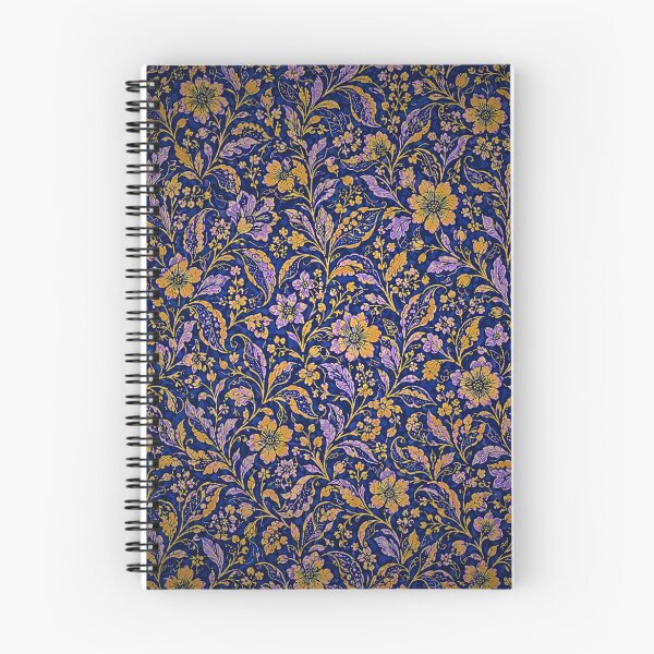 Item preview, Ornate Navy Floral & Paisley Pattern by PanaluPrint designed and sold by PanaluPrint .