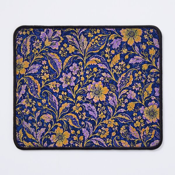 Item preview, Ornate Navy Floral & Paisley Pattern by PanaluPrint designed and sold by PanaluPrint .