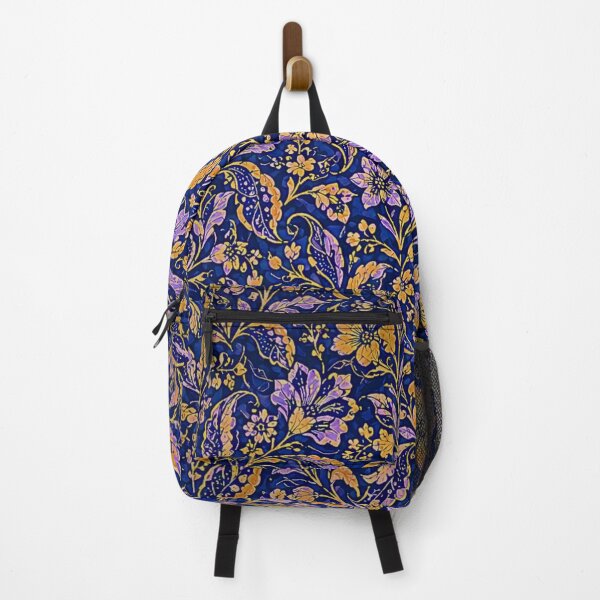 Item preview, Ornate Navy Floral & Paisley Pattern by PanaluPrint designed and sold by PanaluPrint .