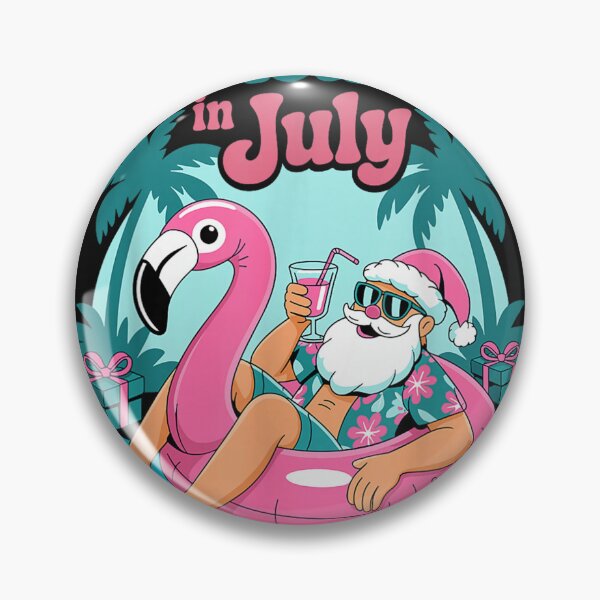 Item preview, Christmas in July Men Women Santa Flamingo Beach Summer Xmas designed and sold by bandom557.