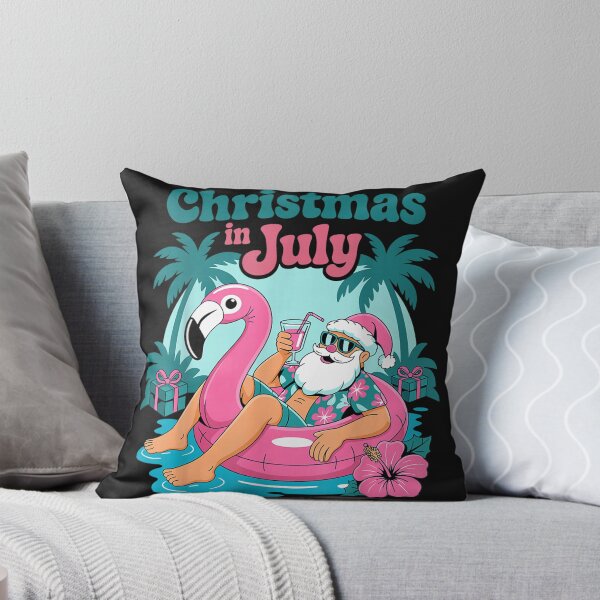 Item preview, Christmas in July Men Women Santa Flamingo Beach Summer Xmas designed and sold by bandom557.