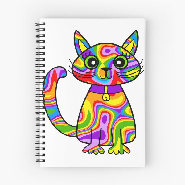 Item preview, Colorful Gay Pride Rainbow Cat Illustration Celebrating LGBTQ+ Pride and Diversity designed and sold by tlcgiftcenter.