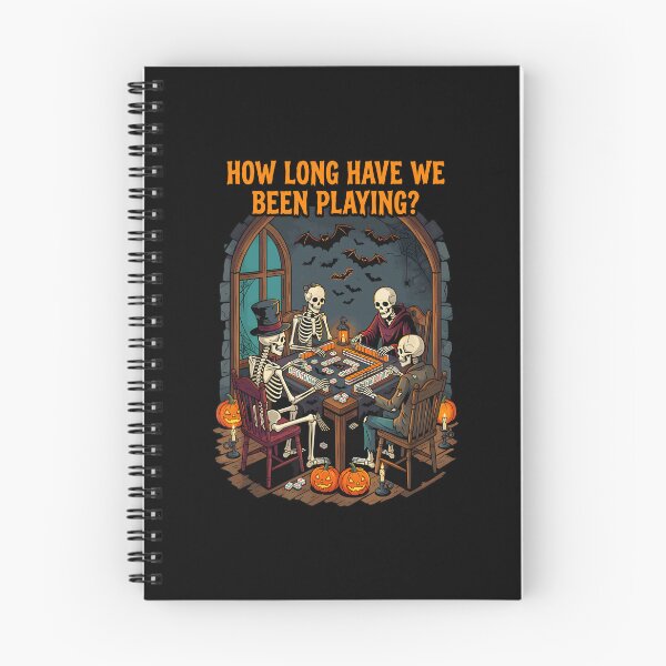 Item preview, How Long Have We Been Playing Mahjong Skeleton Halloween designed and sold by huyongton.