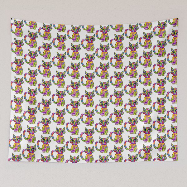 Item preview, Colorful Gay Pride Rainbow Cat Illustration Celebrating LGBTQ+ Pride and Diversity designed and sold by tlcgiftcenter.
