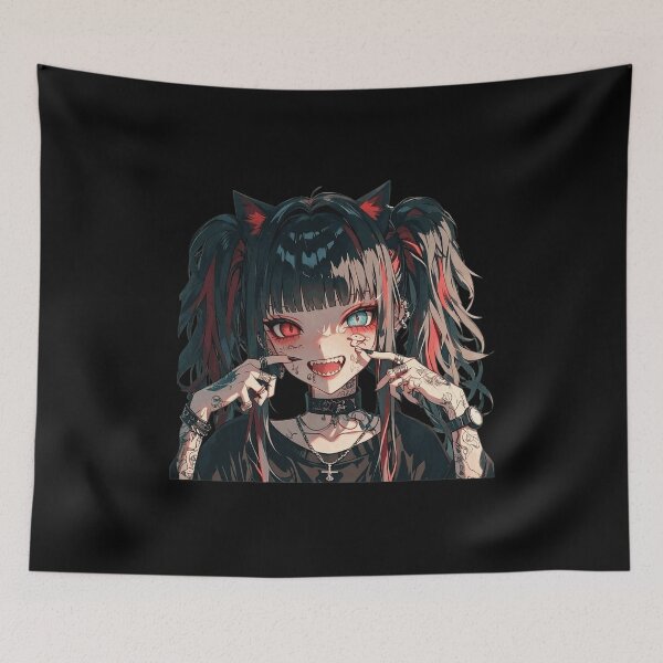 Item preview, Edgy Anime Cat Girl  designed and sold by naPalin03.