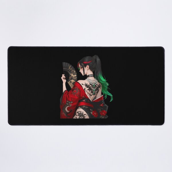 Item preview, Mysterious Anime Geisha Tattoo Kimono Art designed and sold by Demetre92.