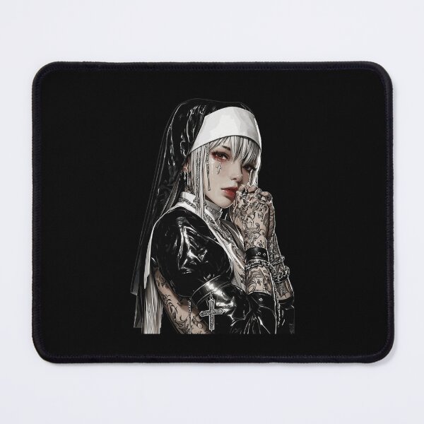 Item preview, Dark Anime Nun Tattoo Art  designed and sold by honistratton.