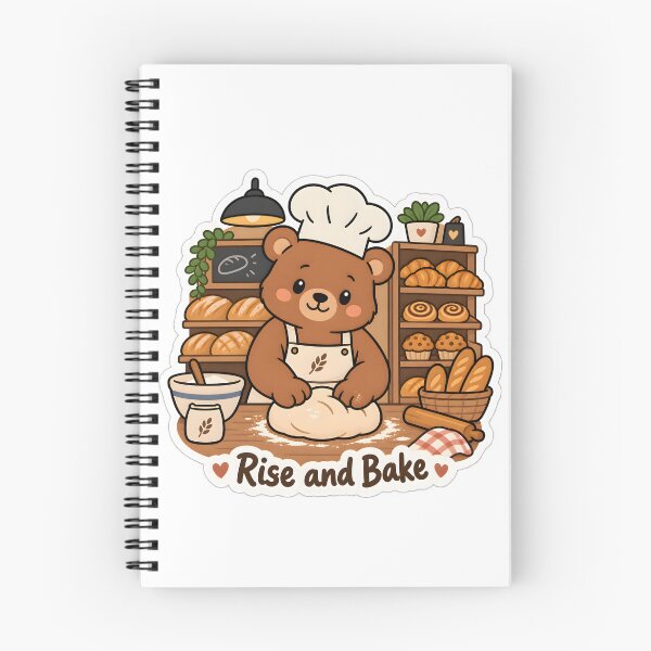 Item preview, Cute Bear Baker – Rise and Bake Funny Bakery Gift designed and sold by Isliath.