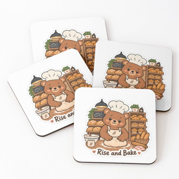 Item preview, Cute Bear Baker – Rise and Bake Funny Bakery Gift designed and sold by Isliath.