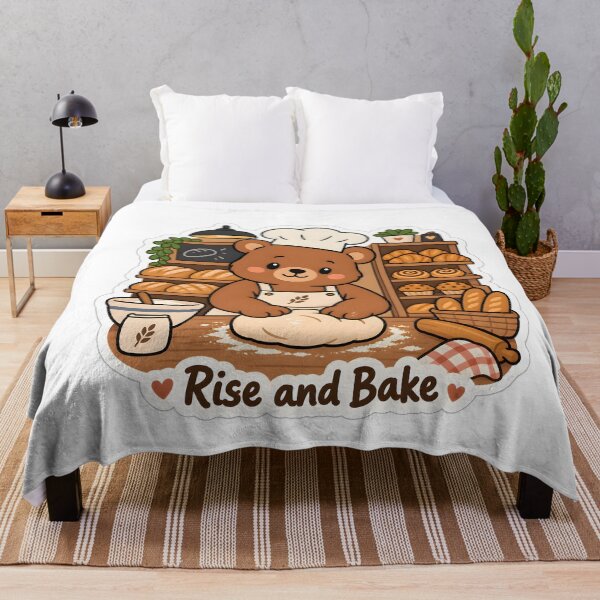 Item preview, Cute Bear Baker – Rise and Bake Funny Bakery Gift designed and sold by Isliath.