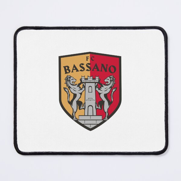 Item preview, FC Bassano Shield Crest with Lions and Tower designed and sold by Sang M. Shelton.