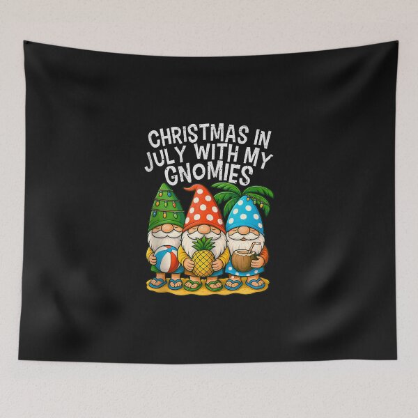 Item preview, Gnome Christmas In July With my Gnomies Summer Vacation 2026 designed and sold by bandom557.