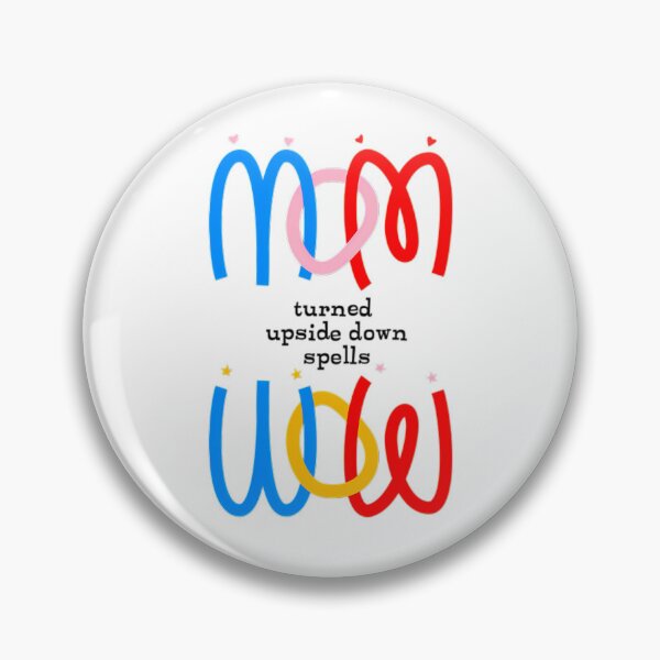 Item preview, Upside Down Mom Spells Wow designed and sold by BrigitteDuhame.