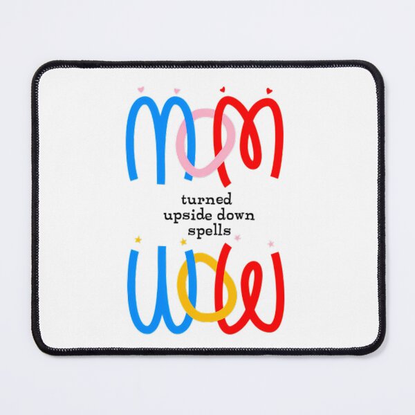 Item preview, Upside Down Mom Spells Wow designed and sold by BrigitteDuhame.