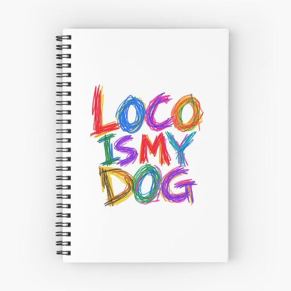 Item preview, Funny Dog Owner Grunge Graphic Loco is my dog Crayons designed and sold by UrbanStatic.