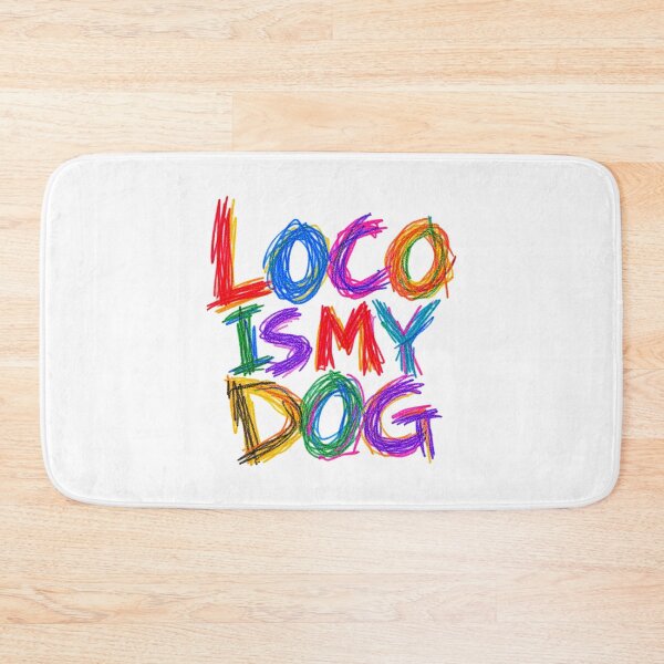 Item preview, Funny Dog Owner Grunge Graphic Loco is my dog Crayons designed and sold by UrbanStatic.
