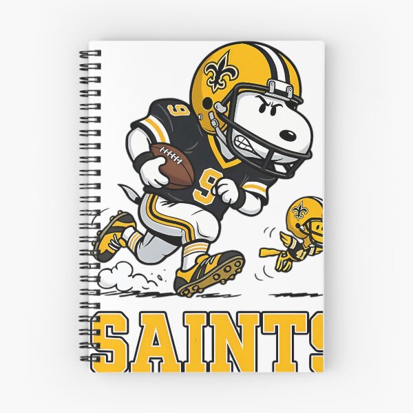 Item preview, Snoopy And Woodstock New Orleans Football Action designed and sold by PlayfuCritters.
