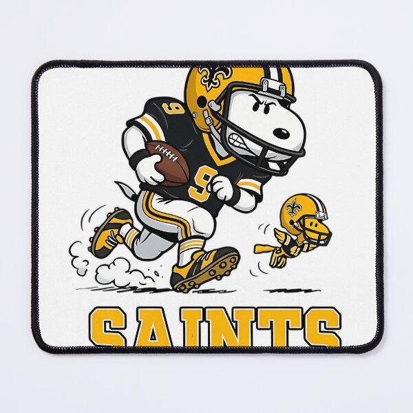 Item preview, Snoopy And Woodstock New Orleans Football Action designed and sold by PlayfuCritters.