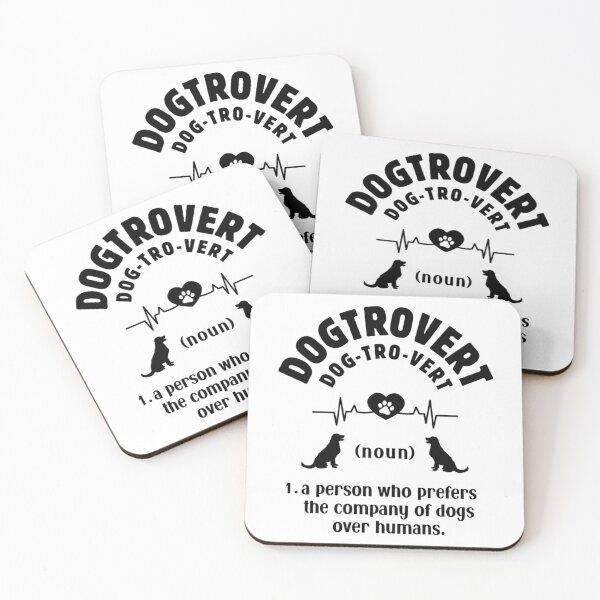 Item preview, Dog Lovers Dogtrovert Definition Funny Introvert Dog Lovers designed and sold by christineirist.