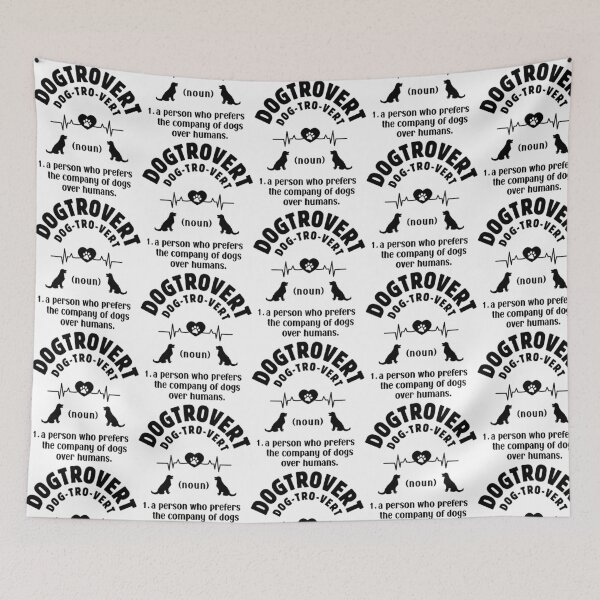 Item preview, Dog Lovers Dogtrovert Definition Funny Introvert Dog Lovers designed and sold by christineirist.