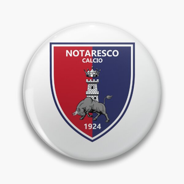 Item preview, Notaresco Calcio Shield Crest with Tower and Bull designed and sold by Sang  M. Shelton.