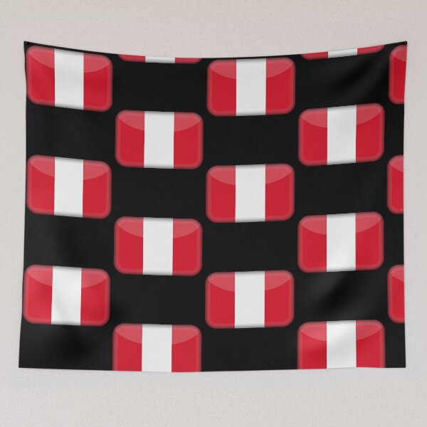 Item preview, Peruvian 3D Flag Peru Pride Design designed and sold by YAZ.