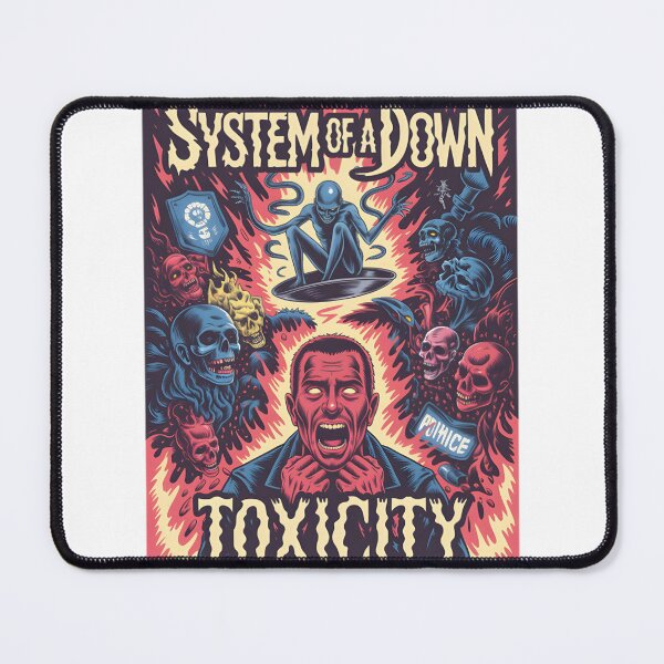 Item preview, System Of A Down Inspired Toxicity Rock Band Design designed and sold by Motorgasolina.