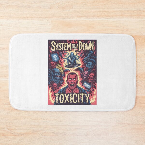 Item preview, System Of A Down Inspired Toxicity Rock Band Design designed and sold by Motorgasolina.