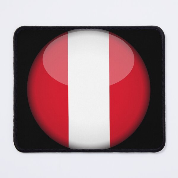 Item preview, Peruvian 3D Round Flag Peru Pride Design designed and sold by YAZ.