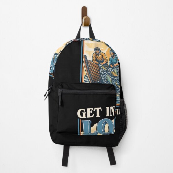 Item preview, Get in Loser We're Going Fishing Retro Jesus Fishing Humor designed and sold by ALICIAxGONZALEZ.