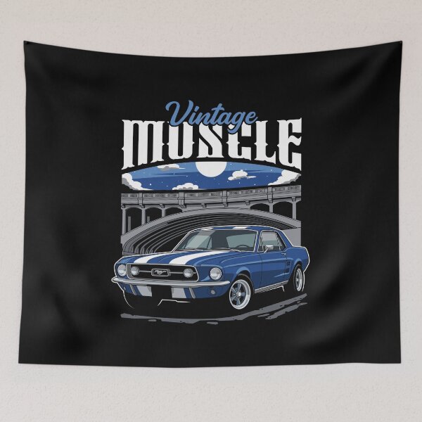 Item preview, Blue Mustang 1967 Muscle Car designed and sold by squeal tires.