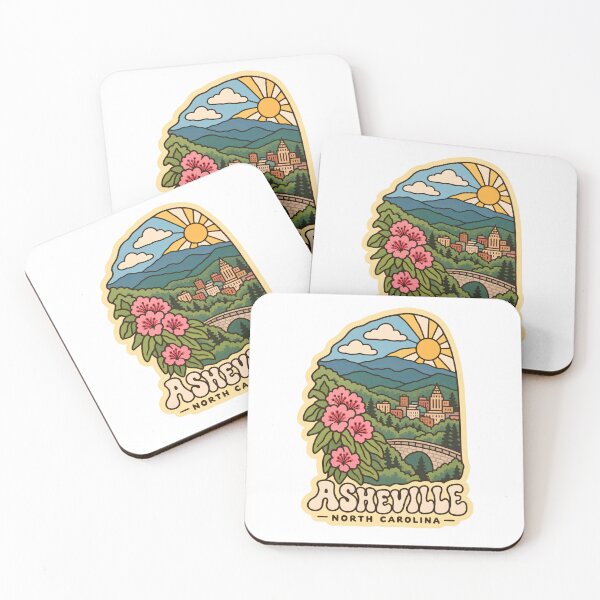 Item preview, Arte de rododendros de las Montañas Blue Ridge de Asheville, Carolina del Norte (estilo vintage). designed and sold by LittleArij.
