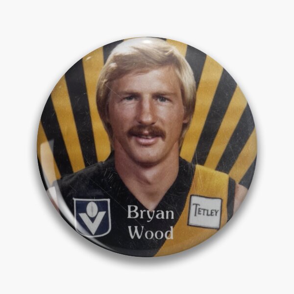 Item preview, Richmond 1973 2019 premiers afl tigers Bryan Wood badge pin designed and sold by royce74.