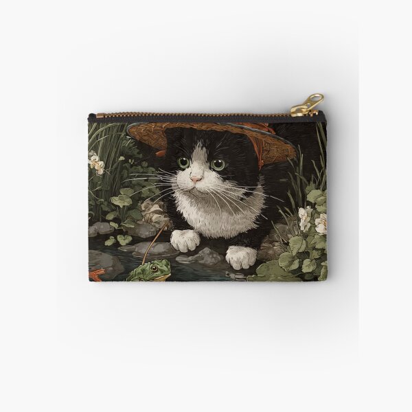 Item preview, Cat at the Pond designed and sold by Kitty-Couture.