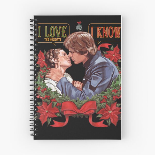 Item preview, Star Wars Christmas Han Solo Leia I Love the Holidays I Know designed and sold by bandom557.