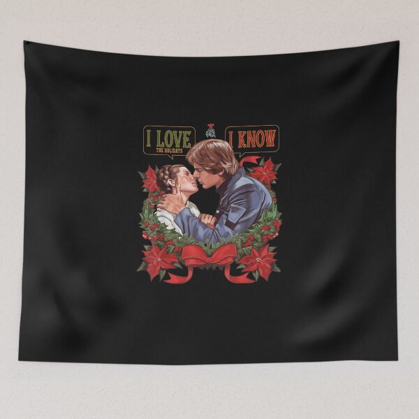 Item preview, Star Wars Christmas Han Solo Leia I Love the Holidays I Know designed and sold by bandom557.