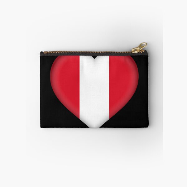 Item preview, Peruvian 3D Flag Heart Peru Love Design designed and sold by YAZ.