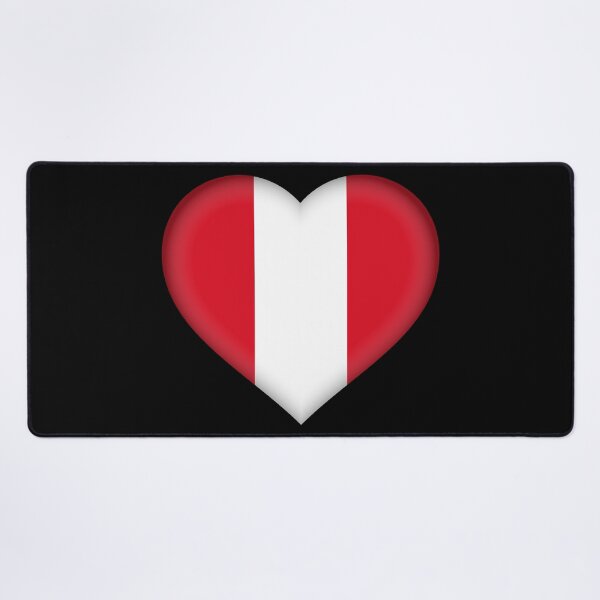 Item preview, Peruvian 3D Flag Heart Peru Love Design designed and sold by YAZ.