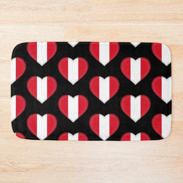 Item preview, Peruvian 3D Flag Heart Peru Love Design designed and sold by YAZ.