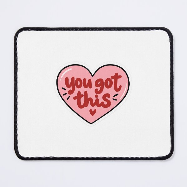 Item preview, You Got This Heart Sticker designed and sold by MuttayiClub.