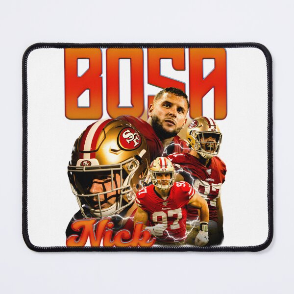 Item preview, Vintage Style Football Player Design Inspired by Nick Bosa designed and sold by Inari Nofox.