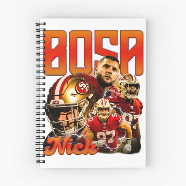 Item preview, Vintage Style Football Player Design Inspired by Nick Bosa designed and sold by Inari  Nofox.