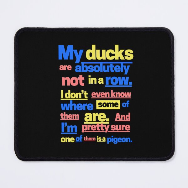 Item preview, Ducks In A Row designed and sold by LaughandLaugh.