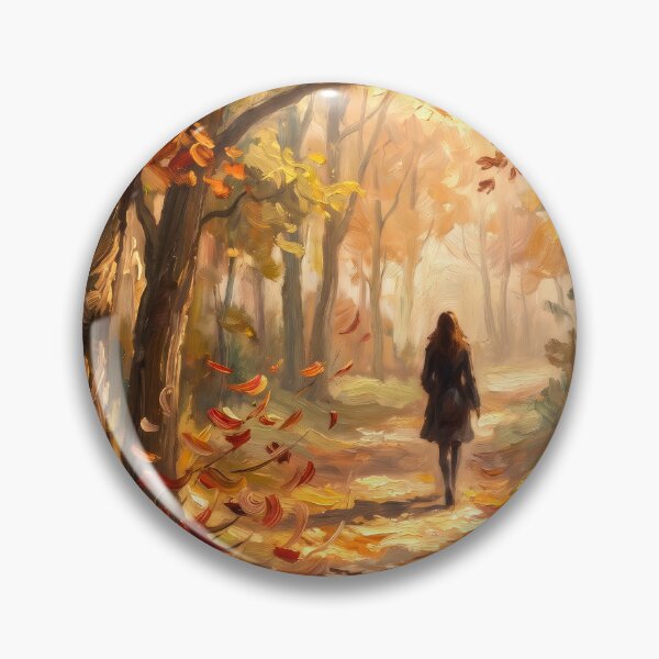 Item preview, Golden Woodland Path designed and sold by RedPeaStudio.
