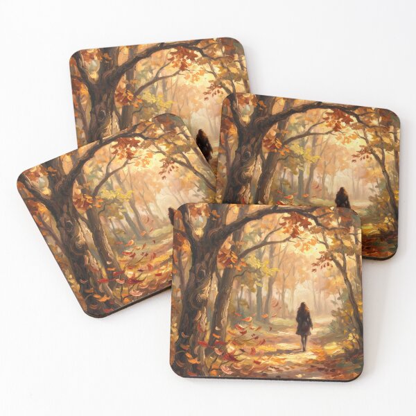 Item preview, Golden Woodland Path designed and sold by RedPeaStudio.