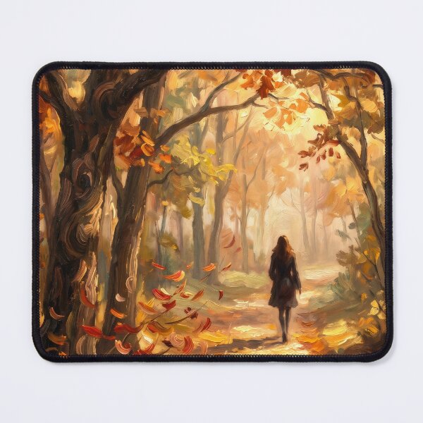 Item preview, Golden Woodland Path designed and sold by RedPeaStudio.