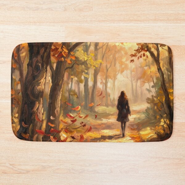 Item preview, Golden Woodland Path designed and sold by RedPeaStudio.